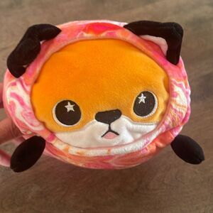 Moosh Moosh Bandit the Fox Plush 5”x6”x9” Stuffed plushie